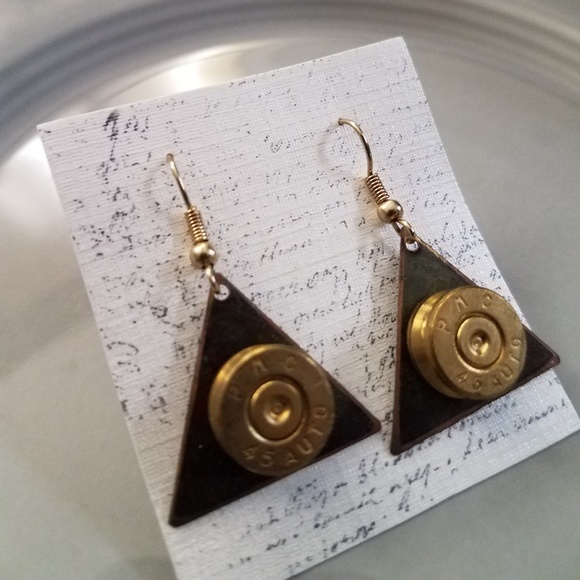 Bullet Earrings - Picture 2 of 2